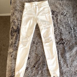 White American Eagle jeans.